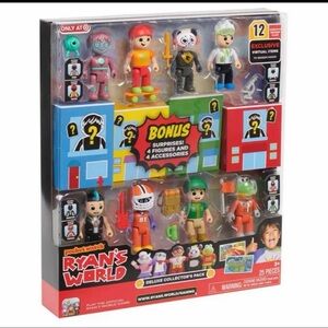 Ryan's World Deluxe Collector's Pack Figure Set (Bonus Surprises!)